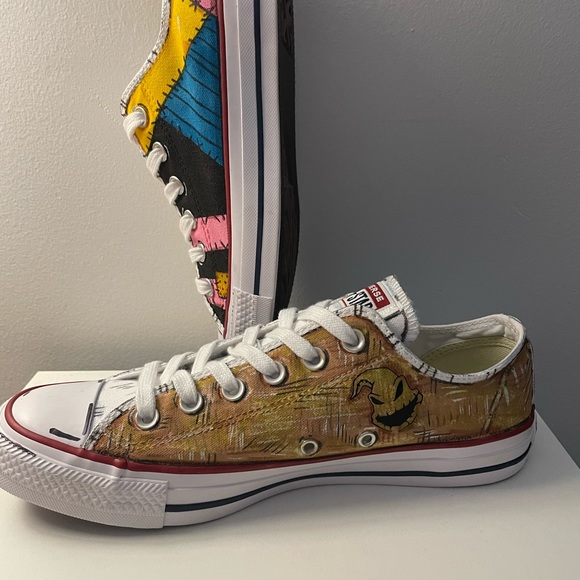 Custom Hand Painted Nightmare Before Christmas Converse All Star Sneakers - Picture 12 of 12